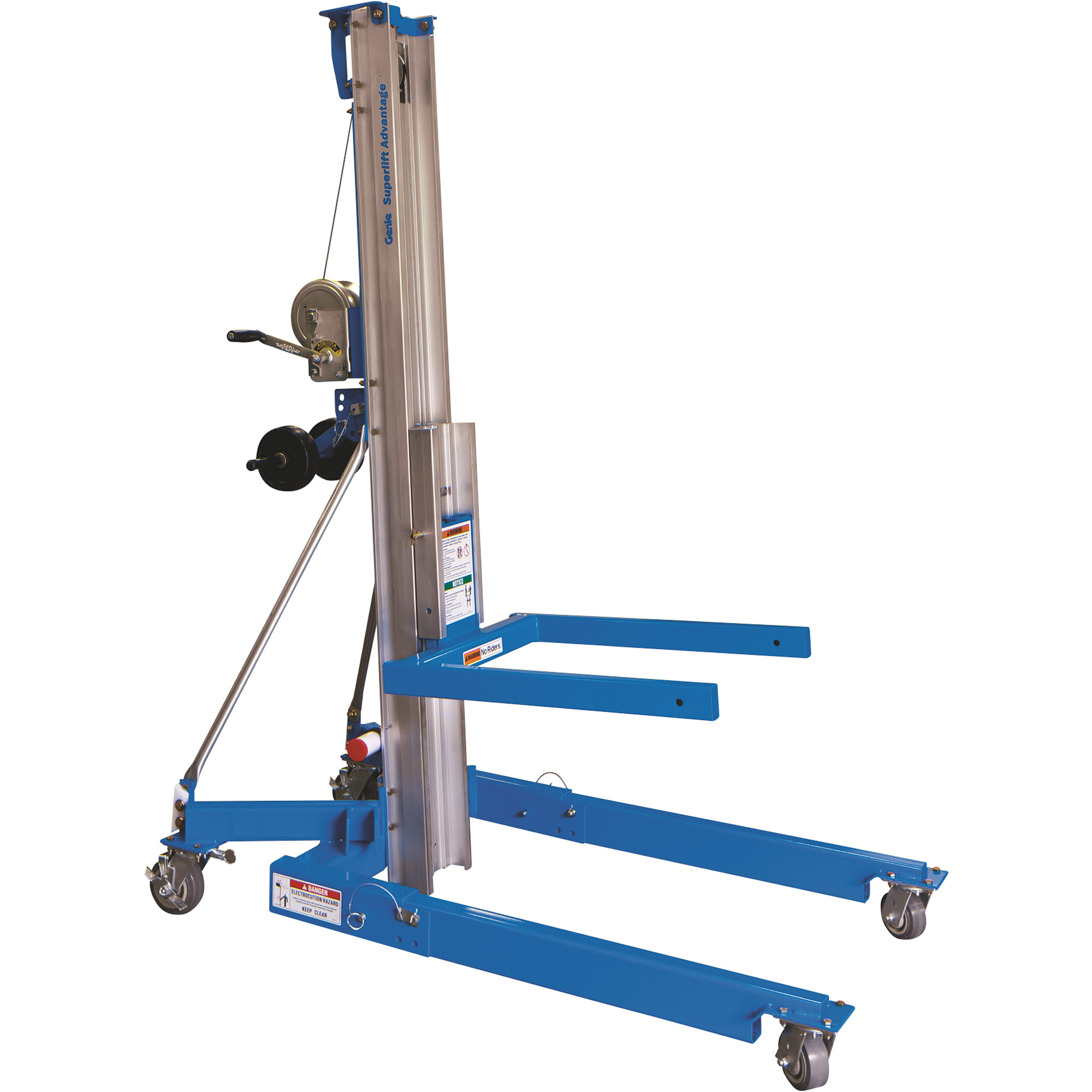 Genie Superlift Advantage Manual Material Lift, 15ft. Lift, 800-Lb. Capacity, Model# SLA-15